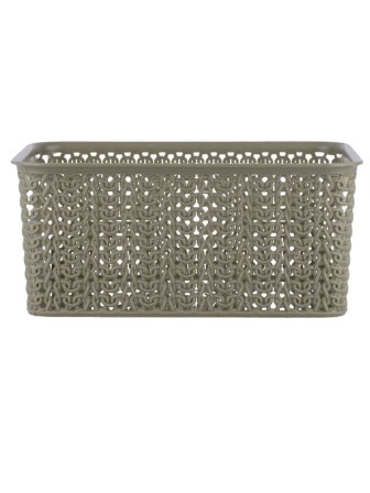 Корзинка 3 л Вязь VIOLET, 235х173х105 мм, цвет капучино