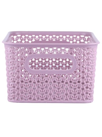 Корзинка 3 л Вязь VIOLET, 235х173х105 мм, пепел розы