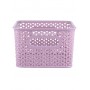 Корзинка 3 л Вязь VIOLET, 235х173х105 мм, пепел розы