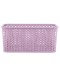 Корзинка 3 л Вязь VIOLET, 235х173х105 мм, пепел розы
