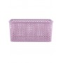 Корзинка 3 л Вязь VIOLET, 235х173х105 мм, пепел розы