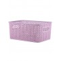 Корзинка 3 л Вязь VIOLET, 235х173х105 мм, пепел розы