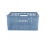 Корзинка 7.5 л Вязь VIOLET, 350х245х105 мм, цвет голубая норка