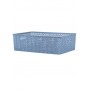 Корзинка 7.5 л Вязь VIOLET, 350х245х105 мм, цвет голубая норка