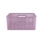Корзинка 7.5 л Вязь VIOLET, 350х245х105 мм, цвет пепел розы