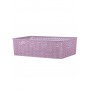 Корзинка 7.5 л Вязь VIOLET, 350х245х105 мм, цвет пепел розы