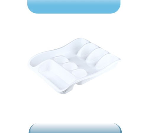 Лоток для столовых приборов VIOLET 33x26x5 см, белый