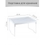 Подставка Лофт VIOLET на металлических ножках белая, 295х258 мм