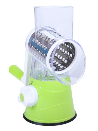 Мультислайсер овощерезка Mallony "Bellissimo", 3 насадки, на вакуумной присоске