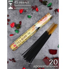 Благовония HEM Чайная роза (Tea Rose), 20 ароматических палочек