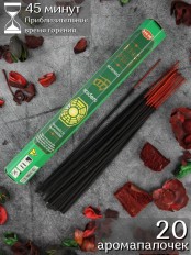 Благовония HEM Фэншуй Дерево (Fengshui Wood), 20 палочек, зеленая коробка