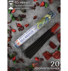 Благовония HEM Морской бриз (Sea breeze), аромапалочки 20 шт.