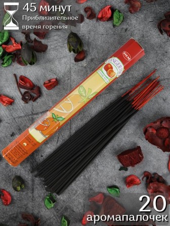 Благовония индийские HEM Мандарин (Tangerine), аромапалочки 20 шт.