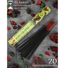 Благовония HEM Киви Виноград (Kiwi Grapes), аромапалочки 20 шт.