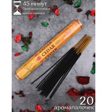 Благовония HEM Кедр (Cedar), аромапалочки 20 шт.