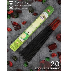 Благовония HEM Зеленое Яблоко (Green Apple), аромапалочки 20 шт.
