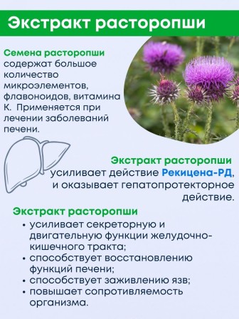 БАД "Рекицен-РД с экстрактом расторопши"