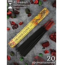 Благовония HEM Апельсин Гвоздика (Orange Clove), аромапалочки 20 шт.