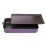 Противень 19х25 см VIOLET 3632523 с метал. крышкой, 2 ручки