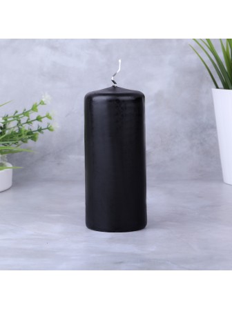 Свеча пеньковая Омский свечной 50x115 мм черная