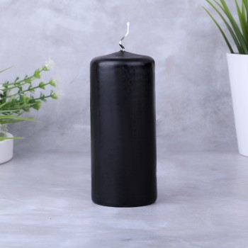Свеча пеньковая Омский свечной 50x115 мм черная