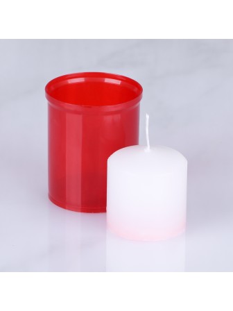 Свеча поминальная 60х72 мм в подсвечнике 