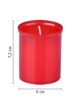 Свеча поминальная 60х72 мм в подсвечнике 