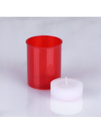 Свеча поминальная 40х52 мм в подсвечнике