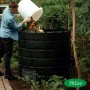 Компостер садовый Piteco 1200 л круглый, чёрный
