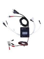 Терморегулятор цифровой автомат. 220В/12В с принудительной вентиляцией и гигрометром (арт. 45вг)