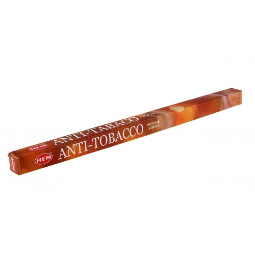 Благовония HEM Антитабак (Antitobacco) аромапалочки, упаковка четырехгранник