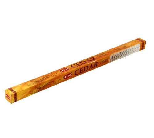 Благовония HEM Кедр (Cedar) аромапалочки, упаковка четырехгранник