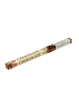 Благовония HEM Шоколад (Chocolate) аромапалочки, упаковка четырехгранник