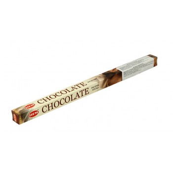 Благовония HEM Шоколад (Chocolate) аромапалочки, упаковка четырехгранник