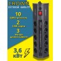 Сетевой фильтр с защитой от скачков напряжения Crown Micro CMPS-10