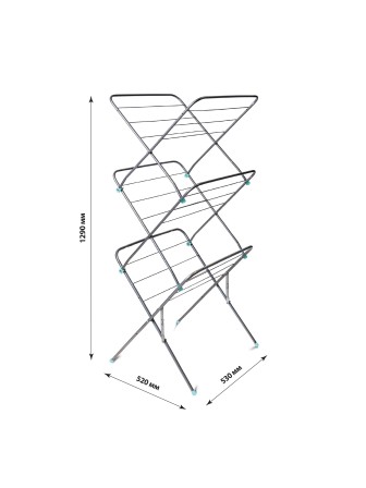 Сушилка для белья Ника СБВ2/С напольная вертикальная