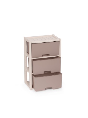 Комод Колорит, 3 секции, бежевый, М7833