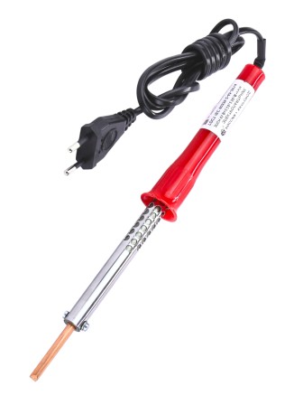 Паяльник электрический 25 Вт ЭПСН 25/230 нержавеющий корпус, с пластиковой ручкой (Белгород) 3727