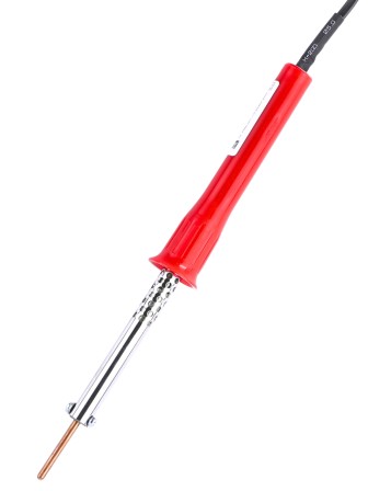 Паяльник электрический 25 Вт ЭПСН 25/230 нержавеющий корпус, с пластиковой ручкой (Белгород) 3727