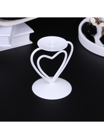 Подсвечник "Гламур" белый