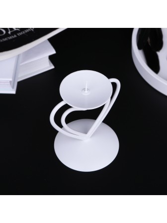 Подсвечник "Гламур" белый