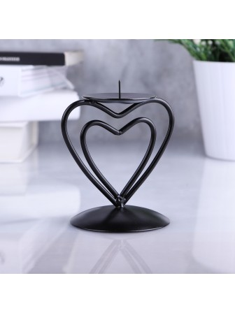 Подсвечник "Гламур" черный Омский свечной