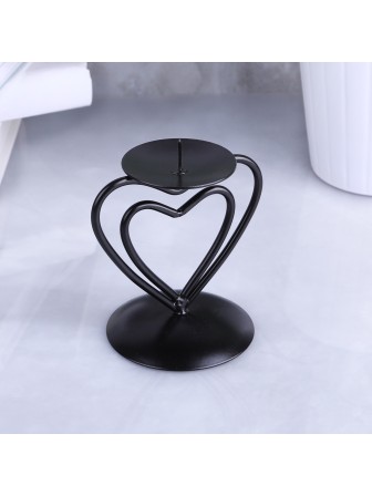 Подсвечник "Гламур" черный Омский свечной