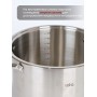 Кастрюля Lara LR02-43, 10.6 л, нержавеющая сталь