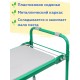 Скамейка Перевертыш Nika с пластиковым сидением, зеленая