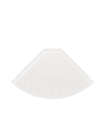 Полка для ванной комнаты, цвет: белый, прозрачный М3156