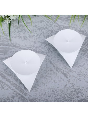 Подсвечник "Звездочка" белый, набор из 2 шт.