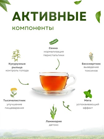 Чай для похудения в пакетиках 20 шт. "Корректон", набор 3 упаковки