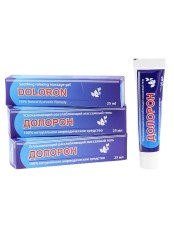 Долорон успокаивающий расслабляющий массажный гель, набор 3 шт. х 25 мл