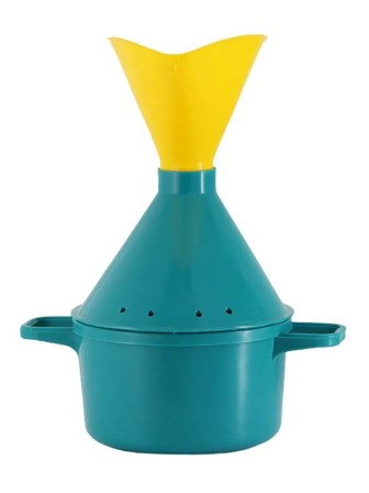 Ингалятор паровлажный Альдомед бирюзовый, желтый